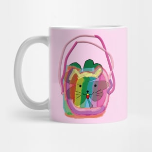 St Patricks Day Shamrock Cat Mug